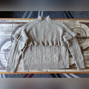 Vero Moda S Beige/Brown Knit Sweater